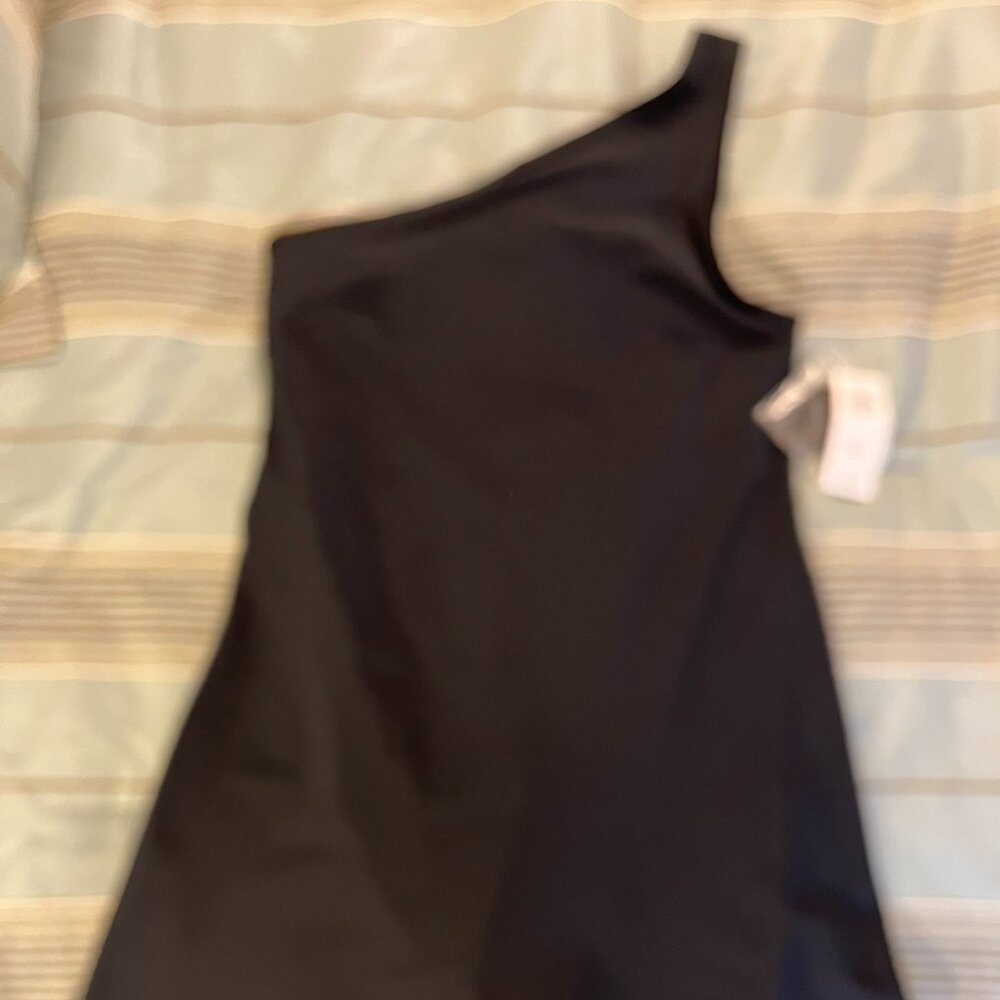 NWT Abercrombie & Fitch One-Shoulder Traveler Dress - S - Picture 3 of 13